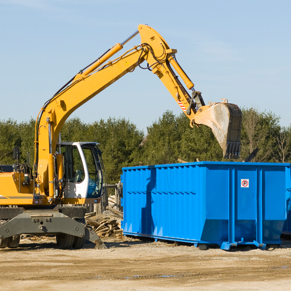 are there any restrictions on where a residential dumpster can be placed in Maple Heights-Lake Desire WA